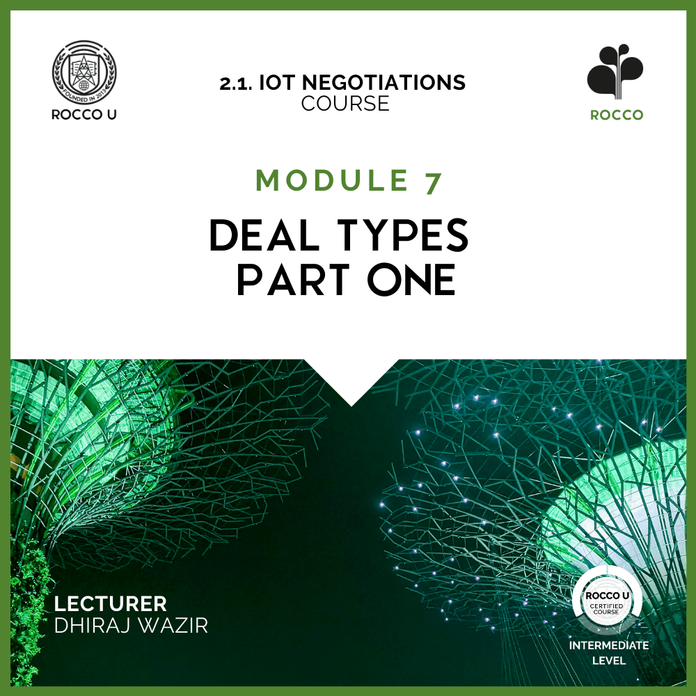 7. DEAL TYPES PART ONE
